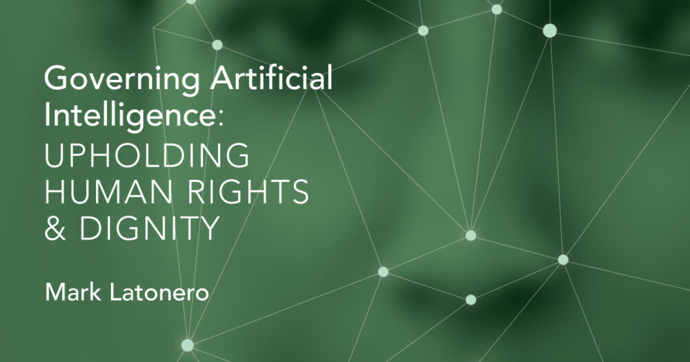 Governing Artificial Intelligence | Data & Society – Just Tech